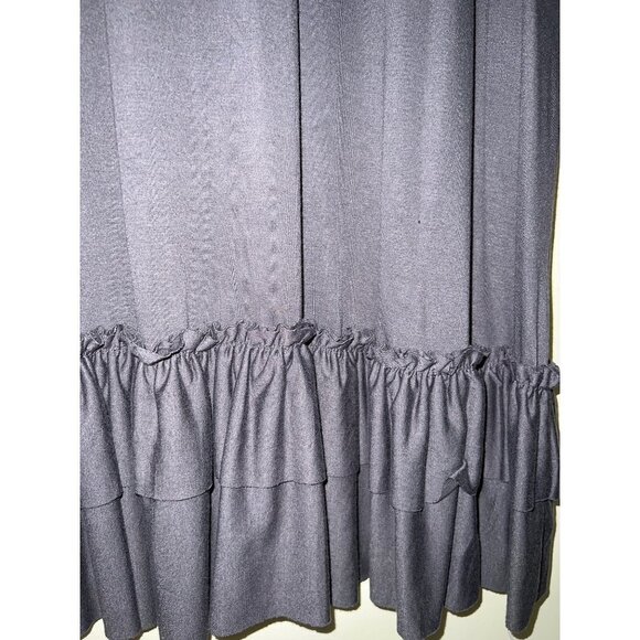 Zenana Outfitters Grey Double Ruffle Outfitters — NWOT -- MEDIUM - Picture 6 of 11